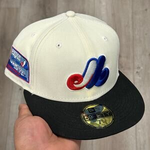 New Era 59FIFTY Montreal Expos fitted baseball cap hat size 7 1/4